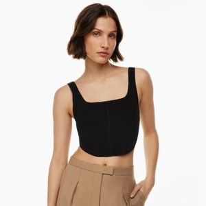 Aritzia Babaton black tank!